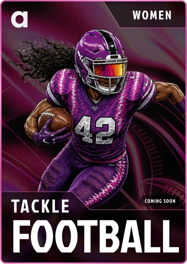 Tackle Football · Women player card
