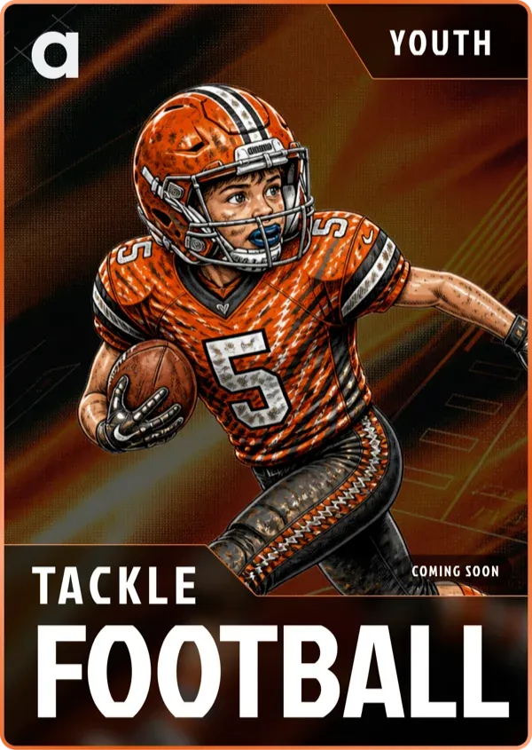 Tackle Football · Youth player card